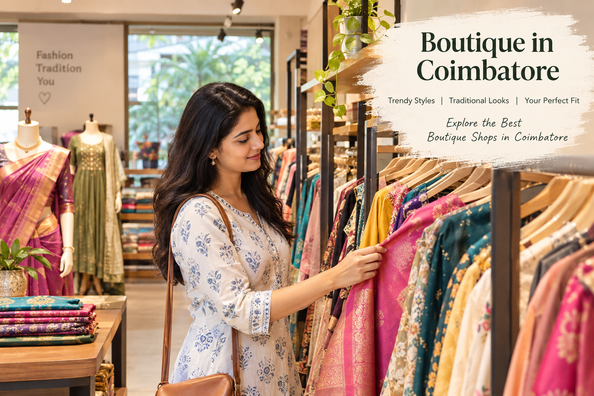 Why Coimbatore Has Become a Favourite for Boutique Shopping