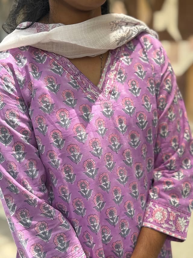 ROSE dupatta set