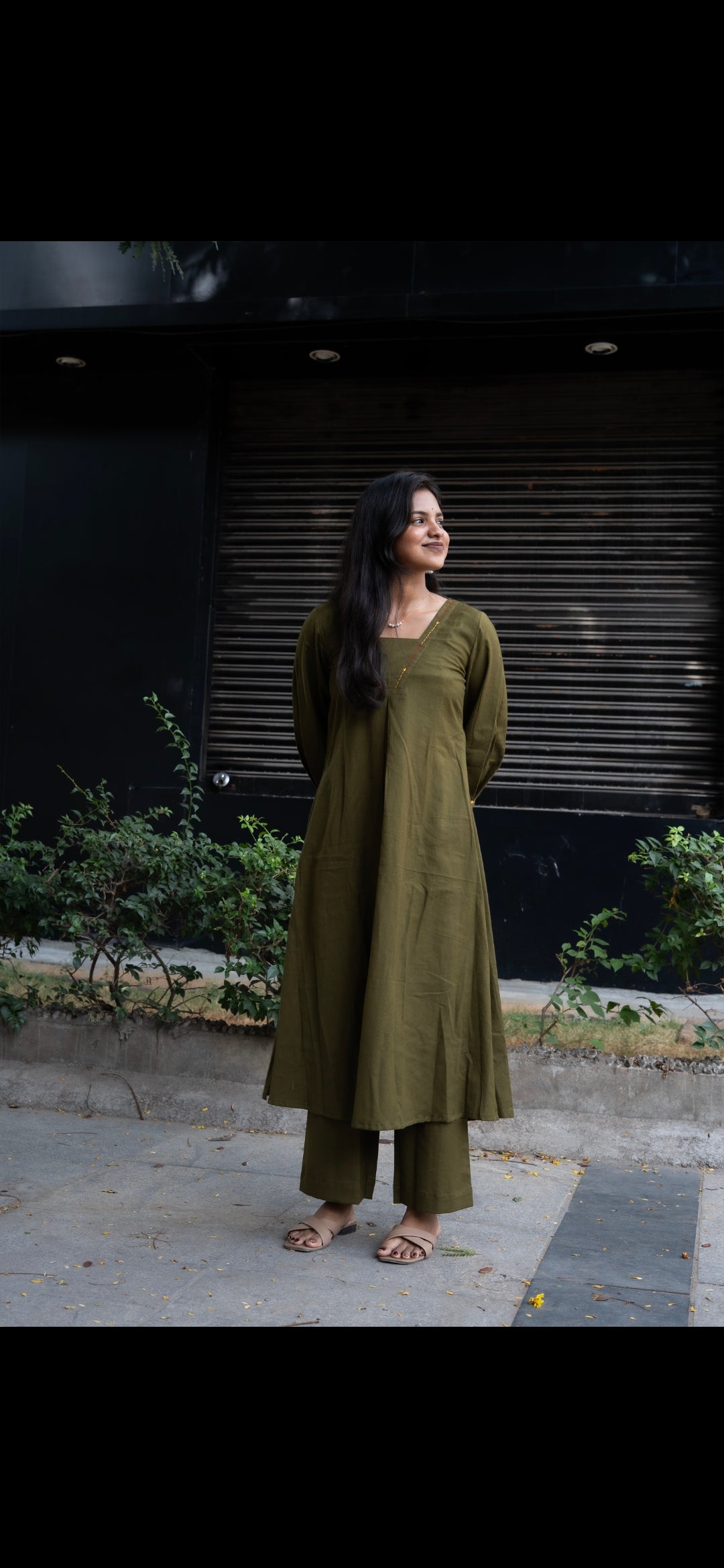 Elephant black with Olive, & indigo Prints